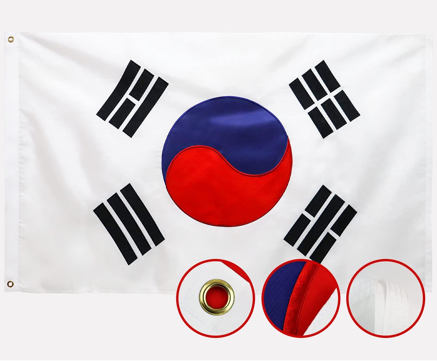 乌伊岭韩国国旗 3x5ft